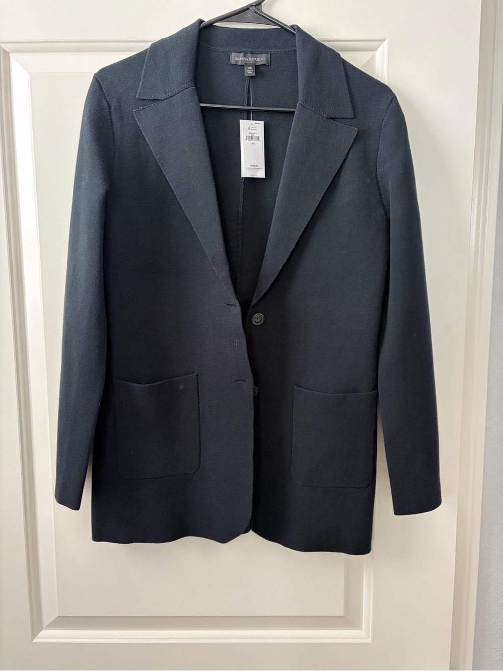 Banana Republic Women’s Black Knit Blazer